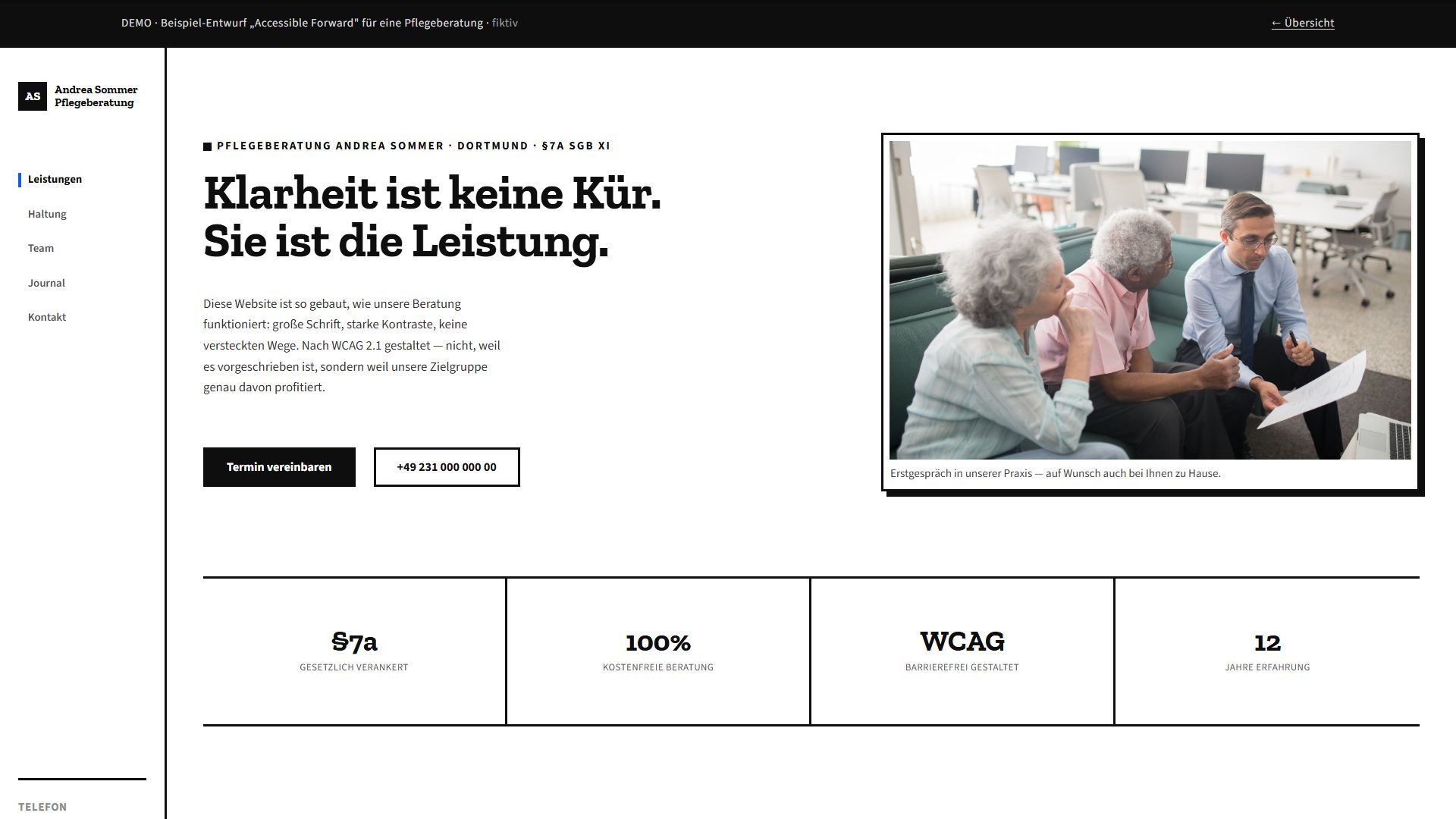 Demo: Accessible-Forward — Orientierung als Feature